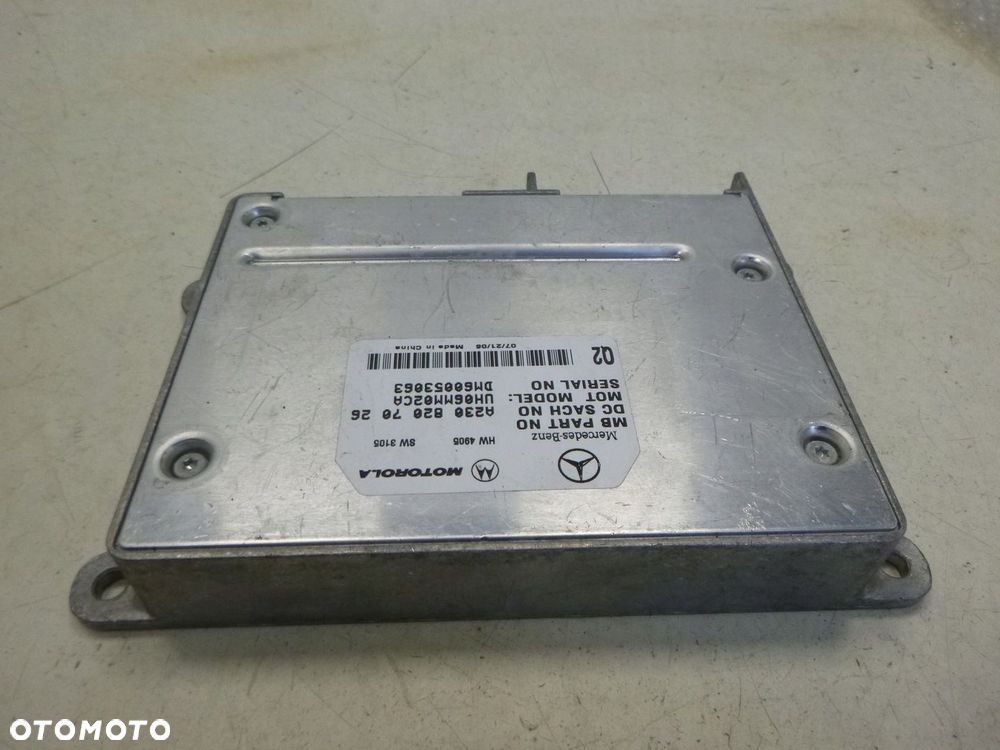 MERCEDES-BENZ SL R230 E-KLASA W211 ML W164 MODUŁU STEROWANIA GŁOSOWEGO VOICE CONTROL MODULE ORYGINAŁ - 4