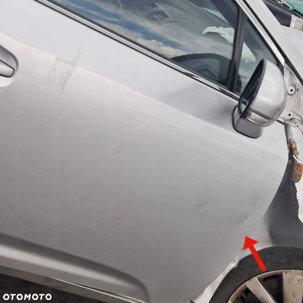 DRZWI PRAWE PRAWY PRZÓD P.P TOYOTA AVENSIS T27 III KOMBI 2009R KOD LAK.1F - 2