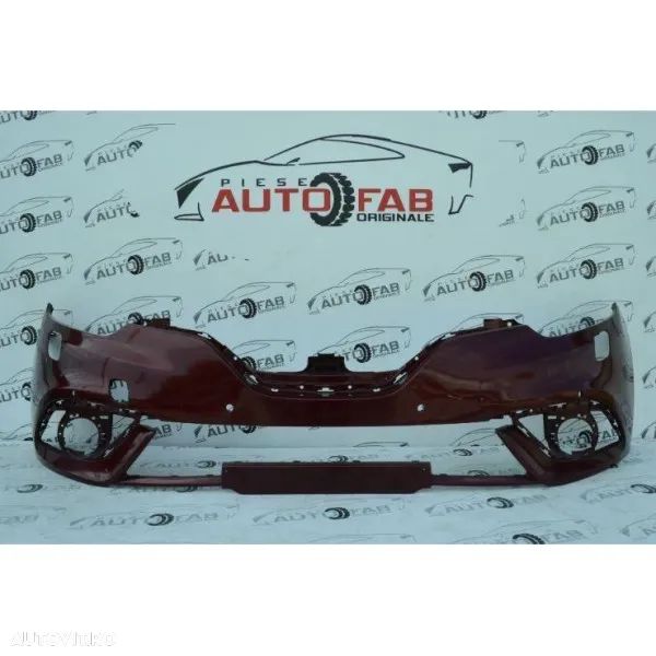 Bară față Renault Scenic 4 an 2016-2019 cu găuri pentru Parktronic (6 senzori) şi spălătoare faruri - 1