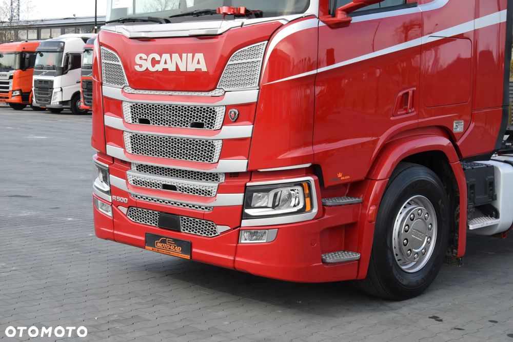 Scania R500 / FULL AIRMATIC / HYDRAULIKA / RETARDER / KLIMATYZACJA POSTOJOWA / ACC / KLIMA / FULL LEDY / 2021 / SERWISOWANA / SPROWADZONA - 9