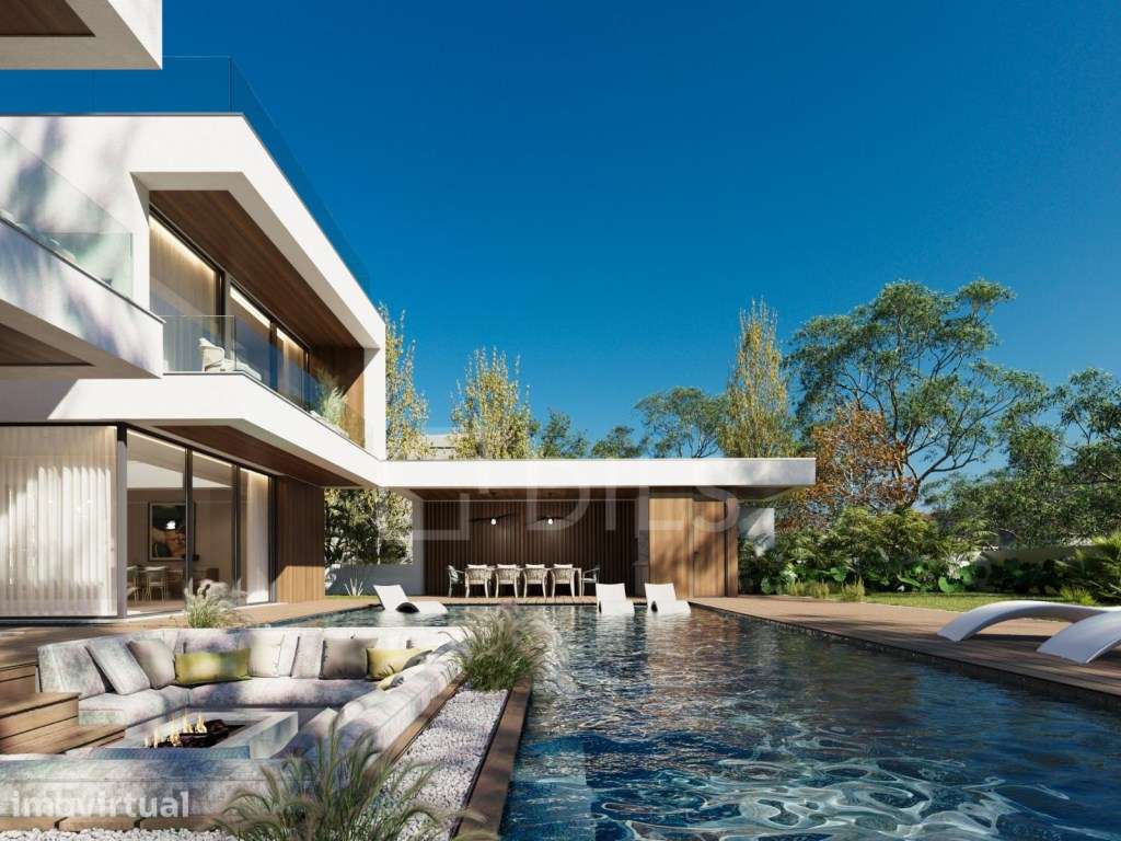 Moradia T8 com Piscina e Spa e Vista Rio, em Alcochete - Grande imagem: 4/45