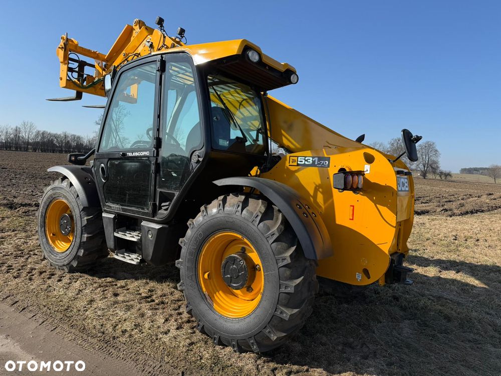 JCB Ładowarka teleskopowa Jcb 531-70 AGRI PLUS 2014 ROK Bardzo dobrze utrzymana 7 Metrów 3,1 Tony Klimatyzacja Ładna ładowarka - 6