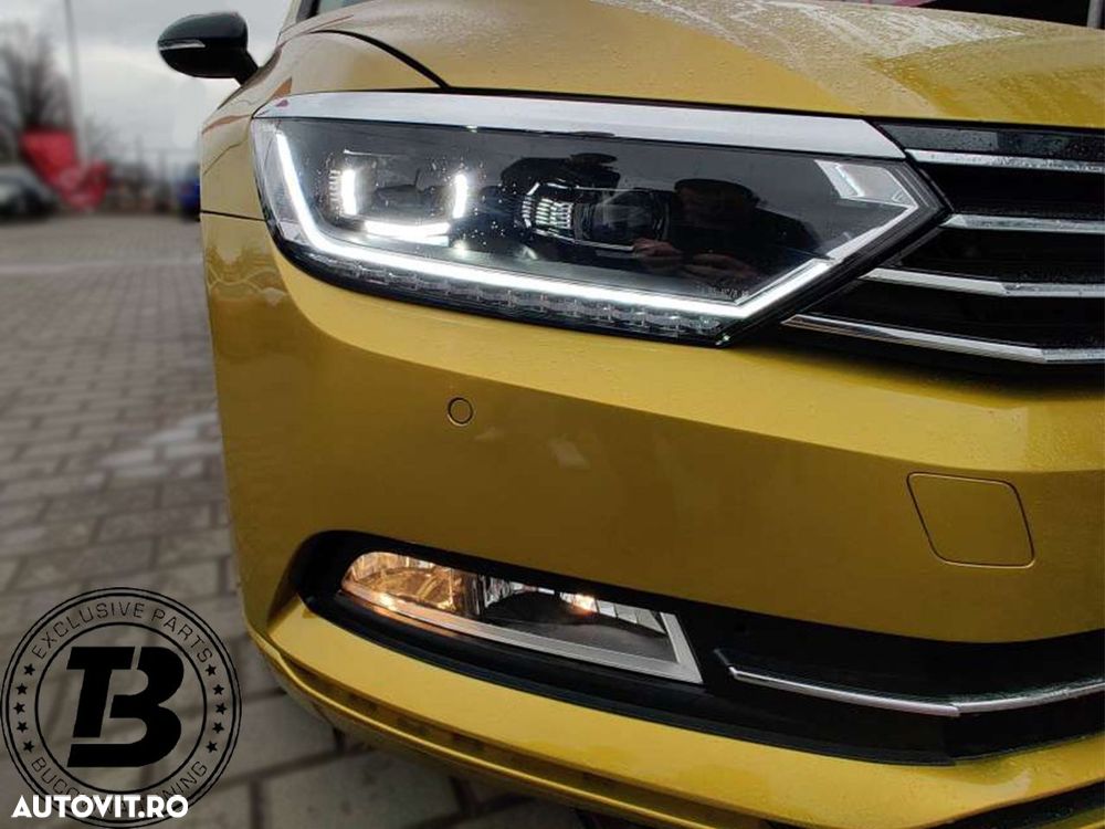 Faruri Full LED compatibile cu VW Passat B8 3G Matrix Design - 8