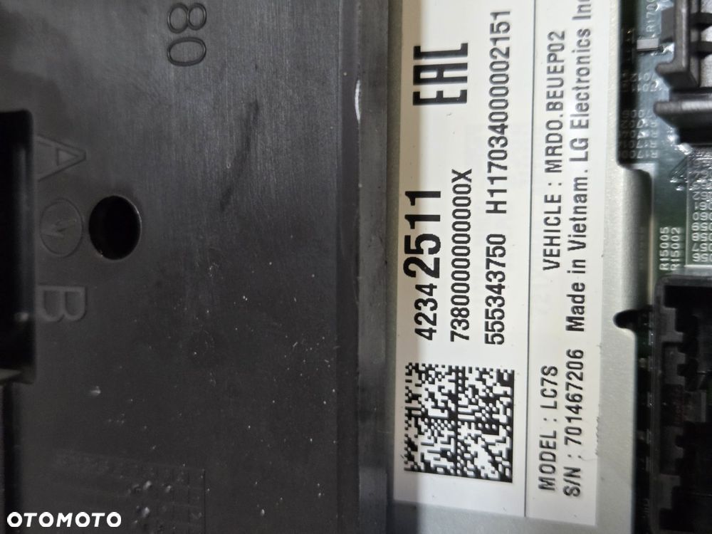 WYŚWIETLACZ EKRAN NAVI  NAWIGACJI OPEL ASTRA K V 42342511 - 10