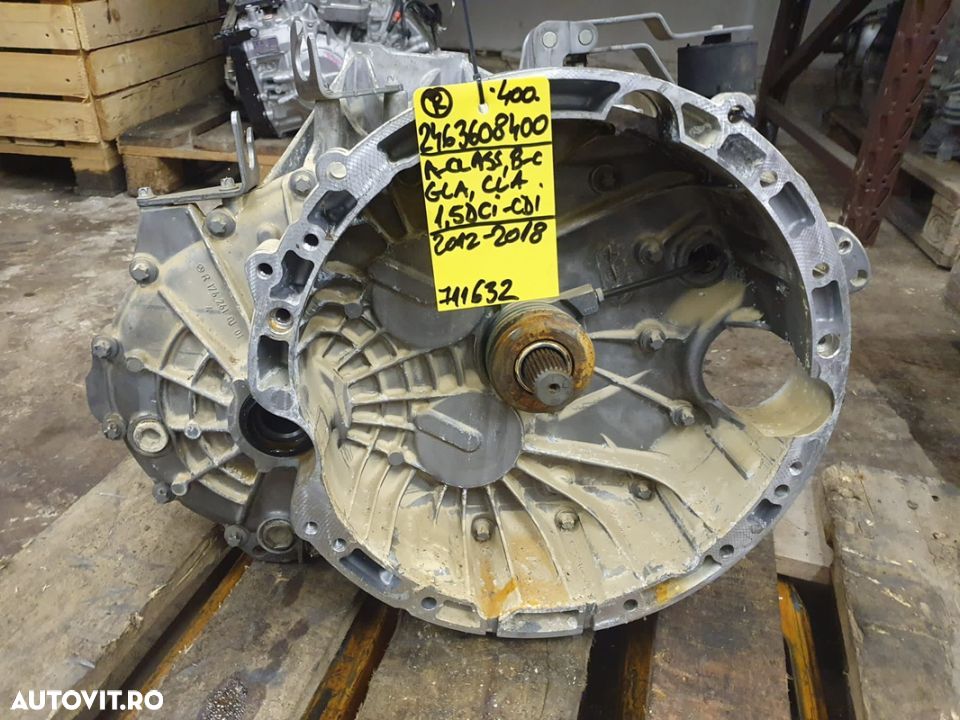 Cutie viteze manuala MERCEDES A-CLASS W176,B-class W246,CLA, 1.5 CDI  cod 711632  sau 2463608400 - 5