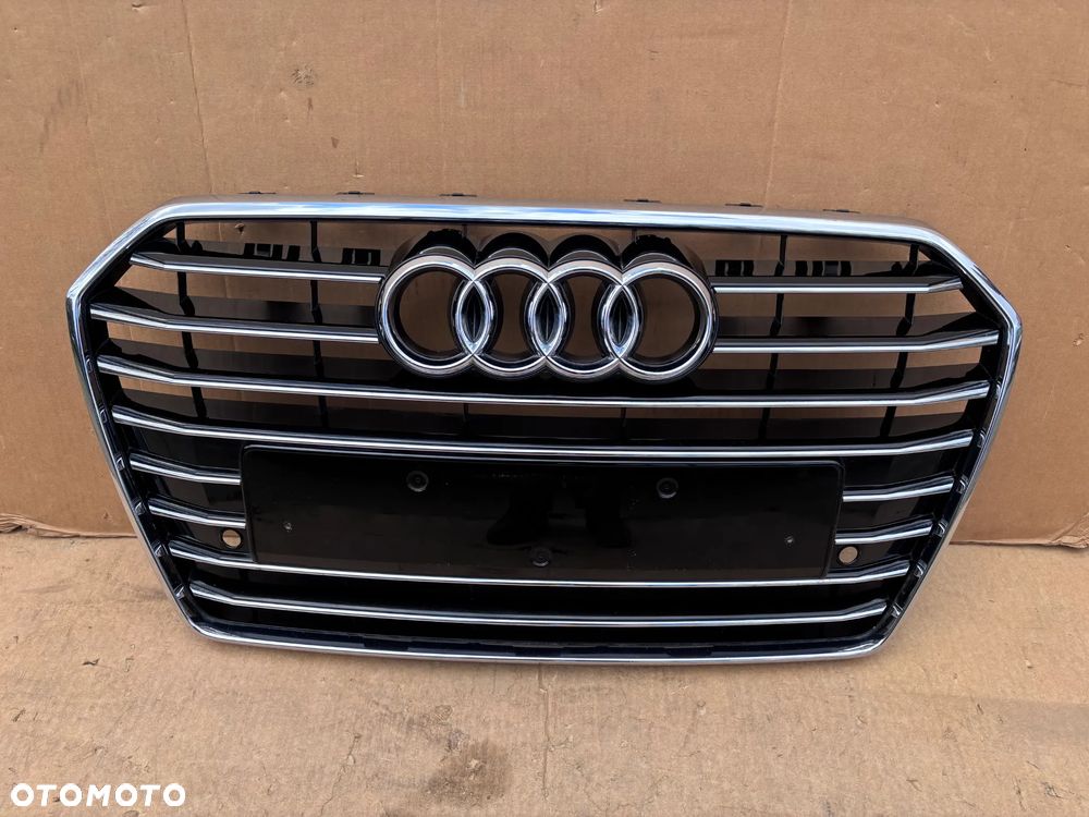 Audi A6 4G C7 Lift 4G0 Znaczek Oryginalna Atrapa Grill Zderzaka Przedniego Przednia 4G0853651AE 4G0853651AF 4G0853653K PDC Pod Czujniki Parkowania - 4