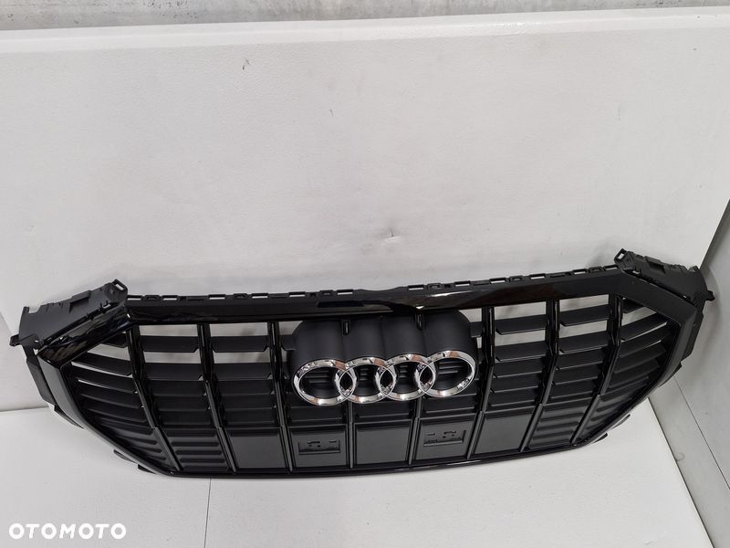 audi q3 2 ii 83a s-line grill atrapa chłodnicy zderzaka przód czarna 83a853651e - 5