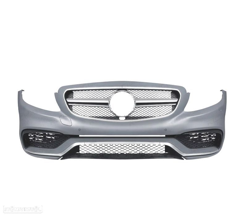 PÁRA-CHOQUES FRONTAL MERCEDES CLASE C W205 14-18 LOOK AMG PDC + GRELHA - 2