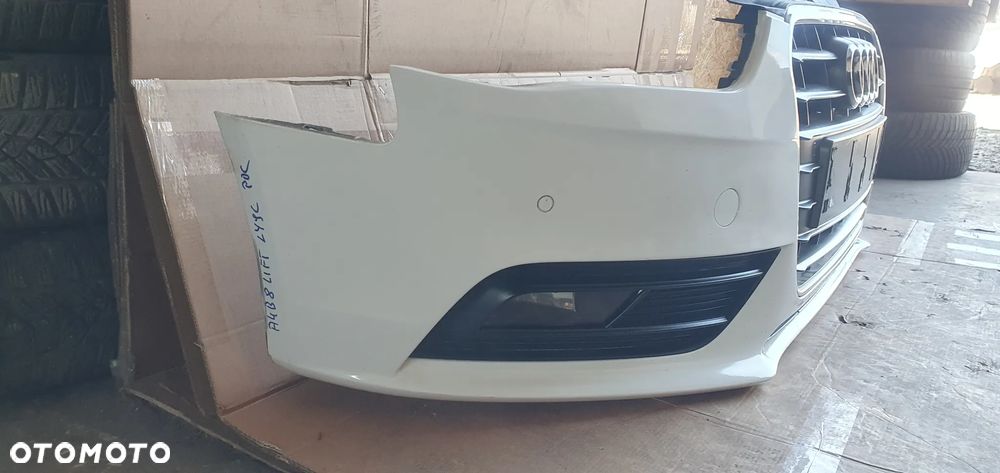 Zderzak przód przedni Audi A4 B8 Lift LY9C - 4