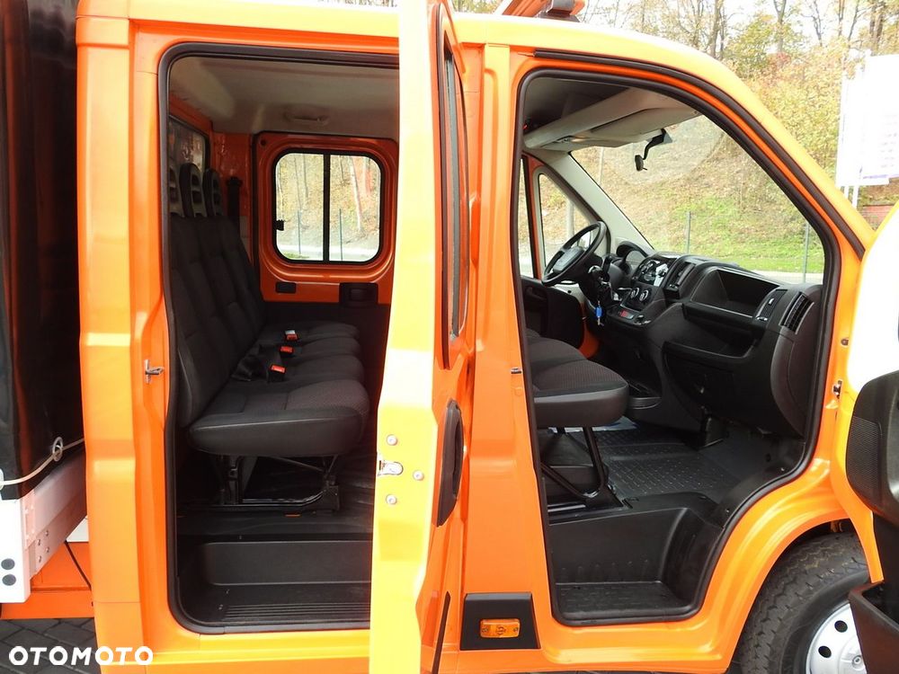 Peugeot BOXER SKRZYNIA PLANDEKA PODWÓJNA KABINA DOKA 7 MIEJSC KLIMATYZACJA PNEUMATYKA  140KM - 36