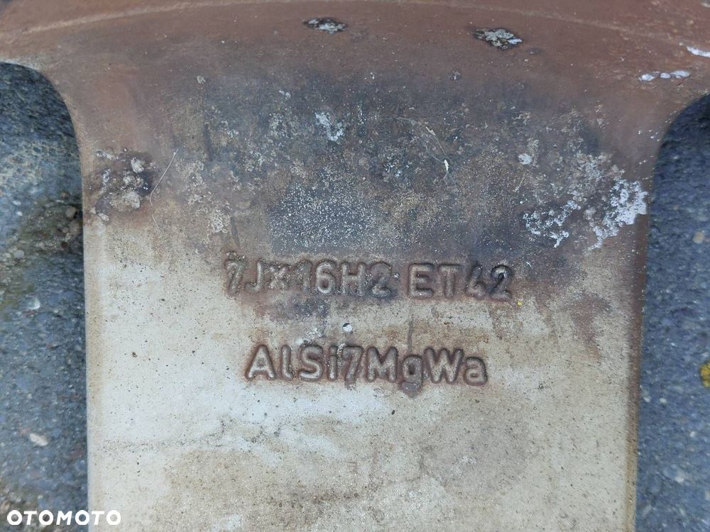 FELGI ALUMINIOWE 4SZT 5x112 7Jx16 ET42 FI57,1 AUDI A4 B6 8E0601025B - 4