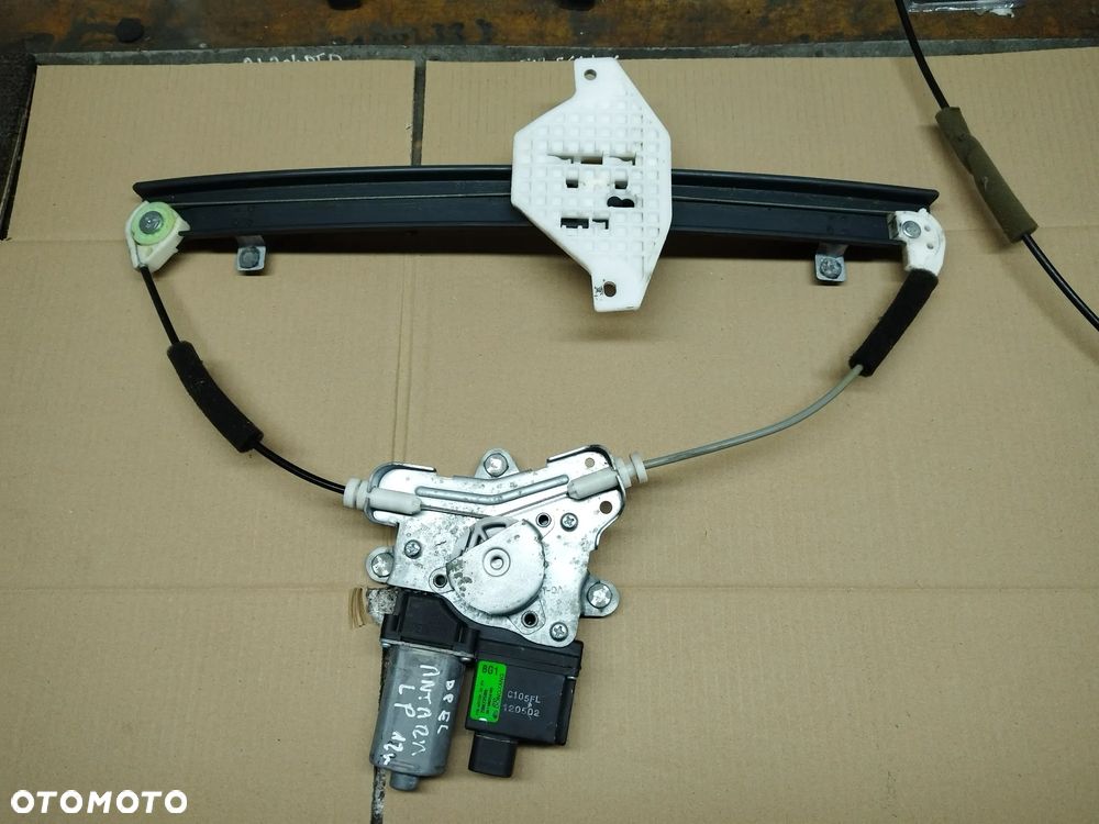 Mechanizm podnośnik silniczek szyby lewy przód Opel Antara lift 20872599 - 1
