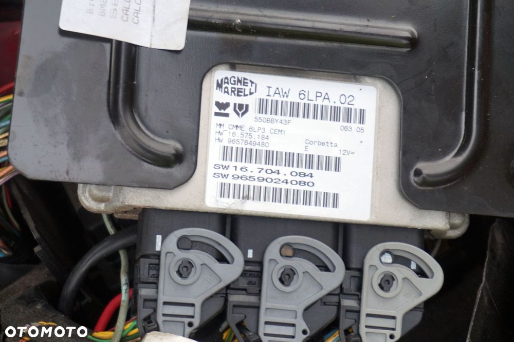 ZESTAW STARTOWY ODPALENIA 307 CC 2.0 16V 9657649480 IAW6LPA02 PEUGEOT 2003-2008 - 4