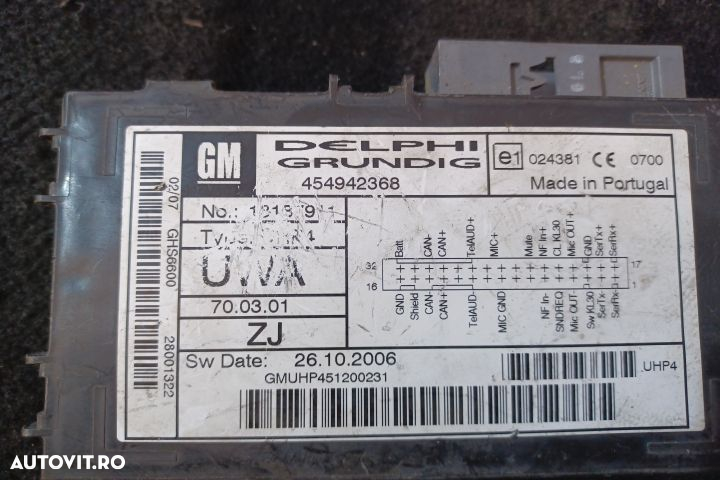 Calculator confort 454942368 454942368 Opel Astra H [2004 - 2007] Hat - 3