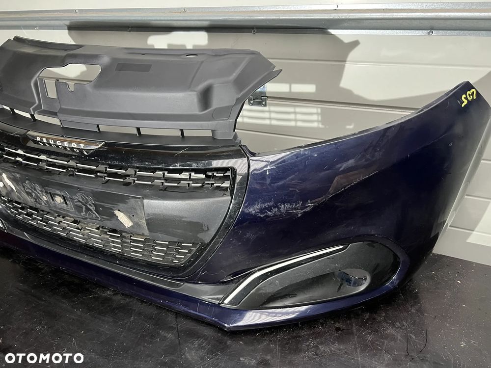 ZDERZAK PRZÓD PRZEDNI ALLURE BLACK PEUGEOT 208 LIFT - 5