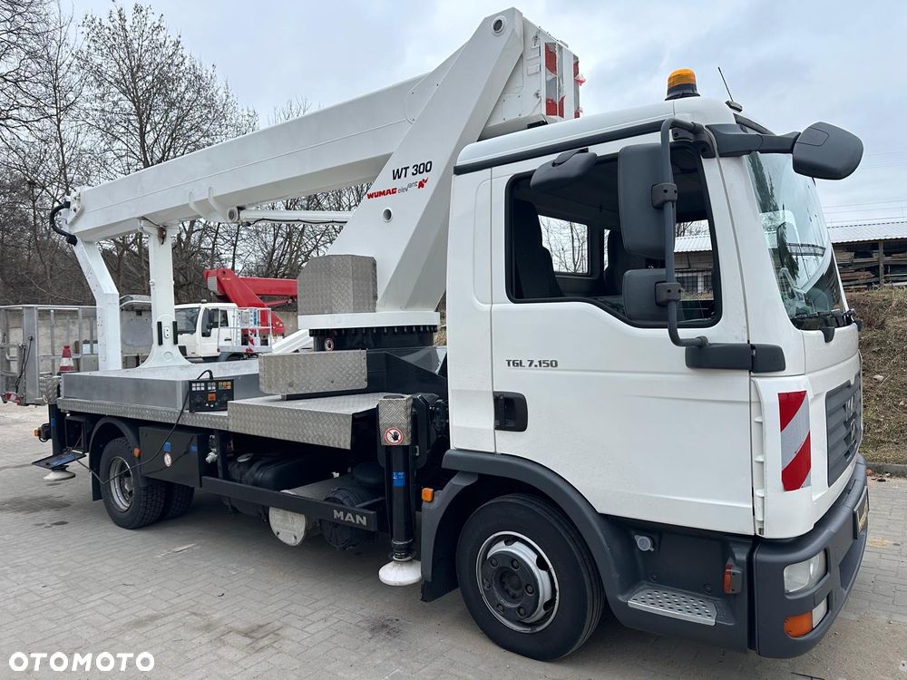 MAN Podnośnik Koszowy Wumag WT300 30Metrów  20m w Bok Zwyżka UDT na Rok! Ogon ! Jak Ruthman GSR Multitel - 2
