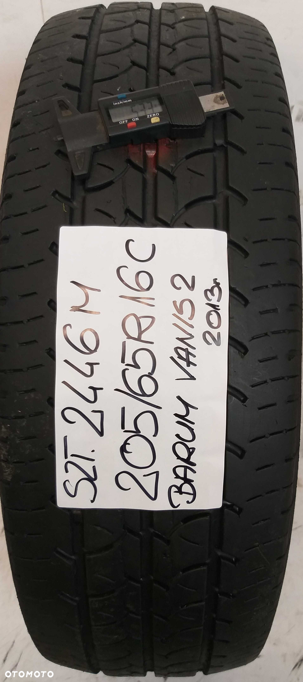 Szt2446M Sztuka 205/65R16C Barum Vanis2 2013rok