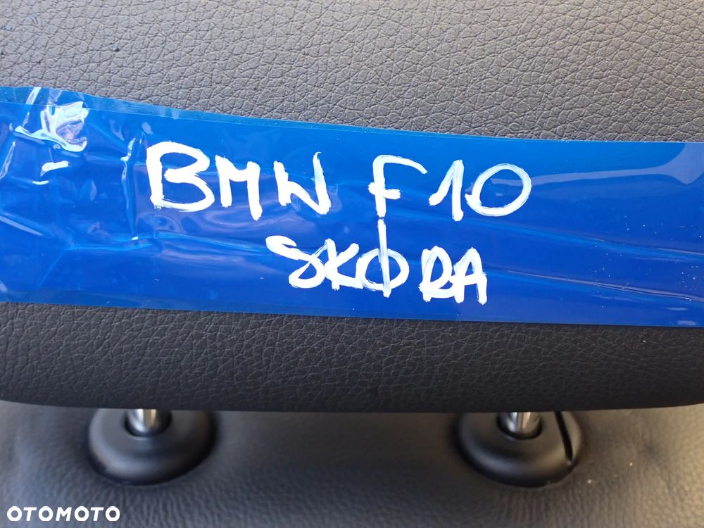 BMW F10  FOTEL PRZEDNI PRAWY / LEWY ORAZ KANAPA TYLNIA SKÓRA KOMPLET - 20