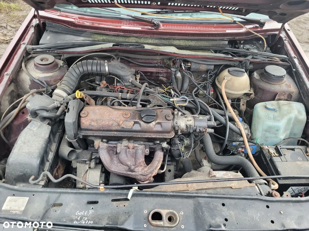 VW VOLKSWAGEN GOLF 2 II 1.3 silnik skrzynia napęd sanki belka wahacz wahacze zacisk zaciski zwrotnica piasta kopyto mc - 2