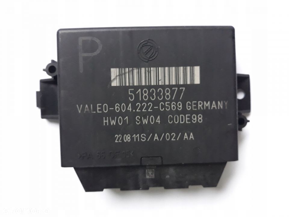 MODUŁ PARKTRONIC PDC LANCIA YPSILON 51833877 - 1