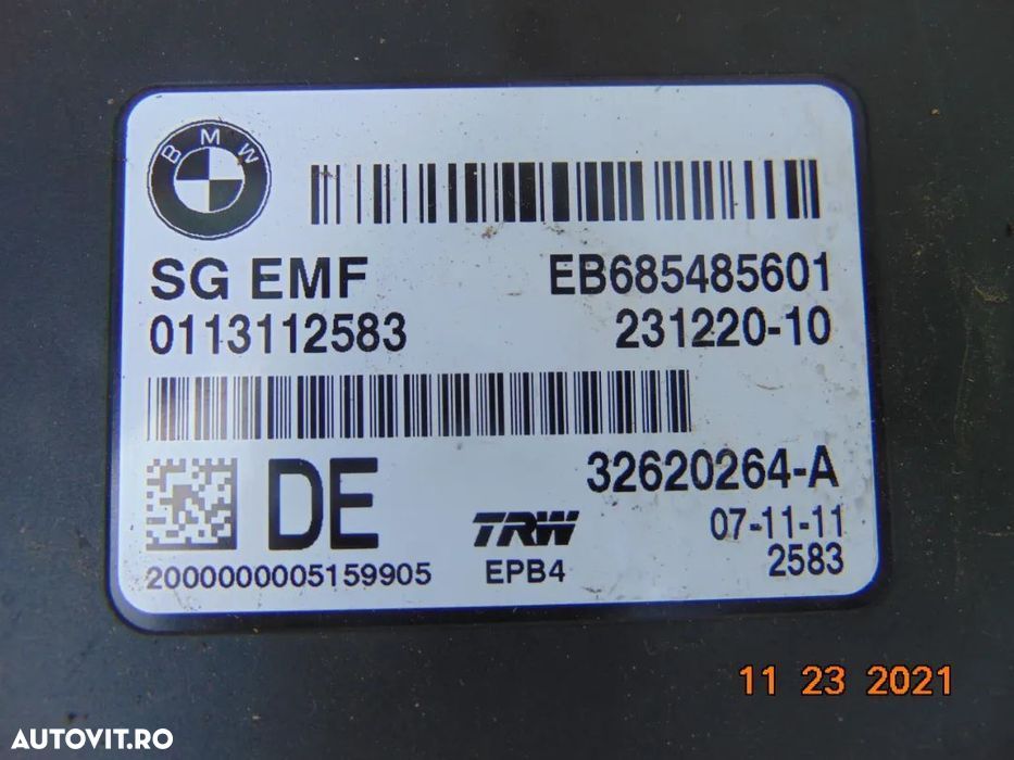 Modul frana mana BMW f10 f11 modul control dezmembrez bmw f10 f11 - 2