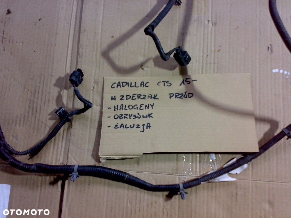 cadillac cts iii 2015 - 2019 wiązka instalacja zderzaka przedniego przód - 2