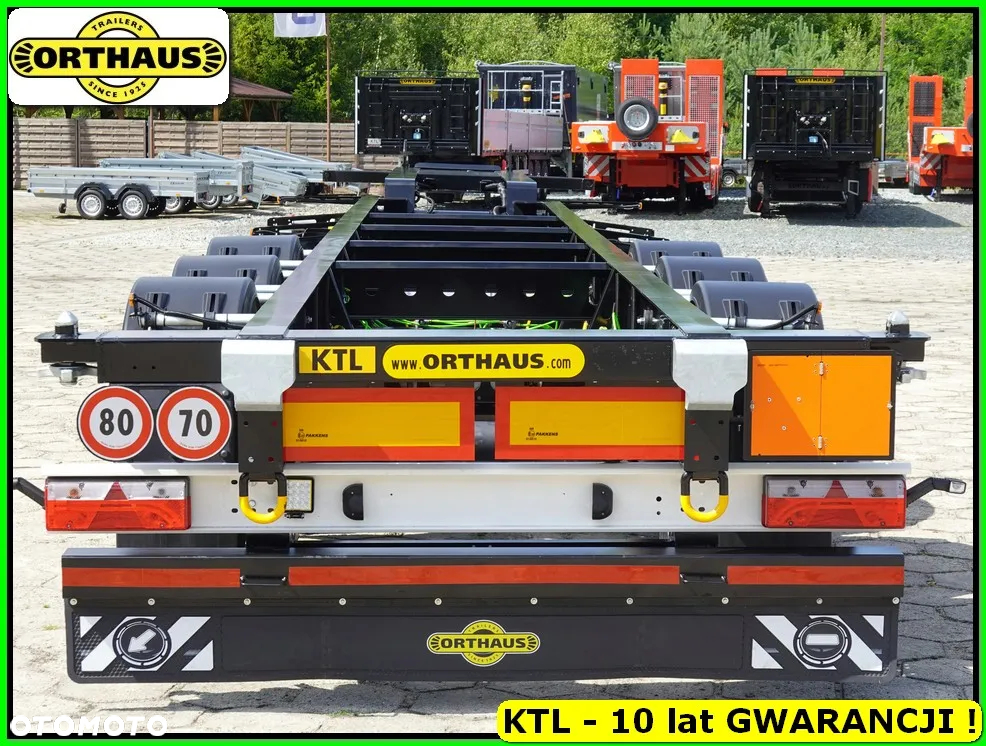 Orthaus Podwozie LEKKIE na kontenery 40/45 Ft HC, pełny ADR EX3 ! - 10