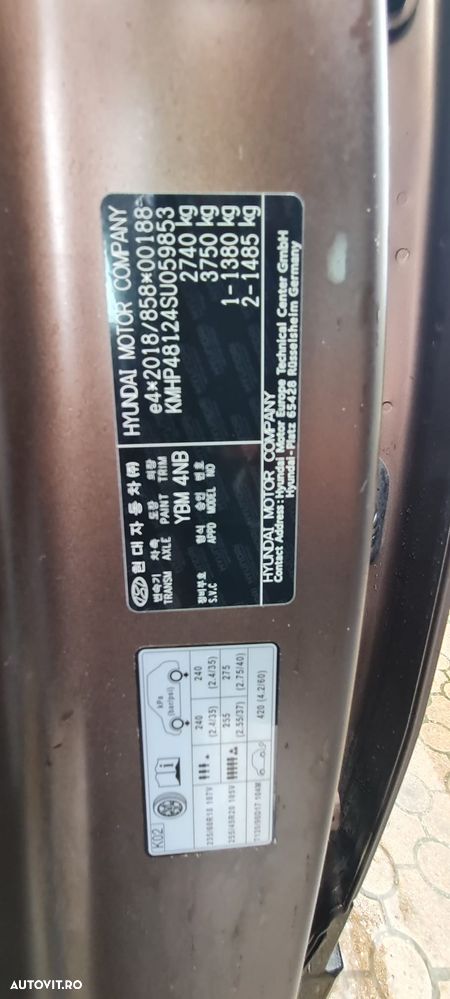 Hyundai Santa Fe 1.6 l 252 CP 4WD 6AT 7 locuri PHEV Calligraphy - 19
