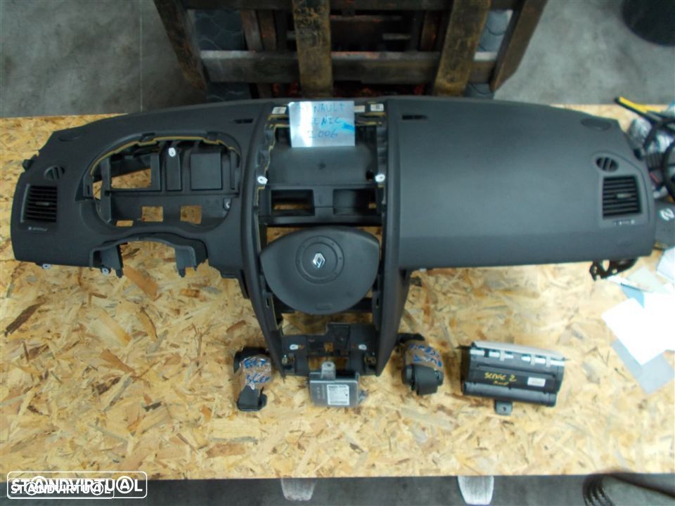 Conjunto De Tablier E Cintos Renault Scenic 2006 - 1