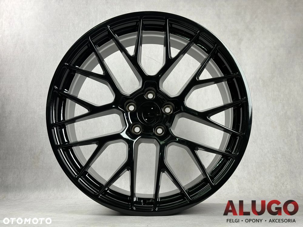 Alufelgi 20" 5x112 do Porsche Macan 9J 10J Czarny Połsk Faktura VAT - 1