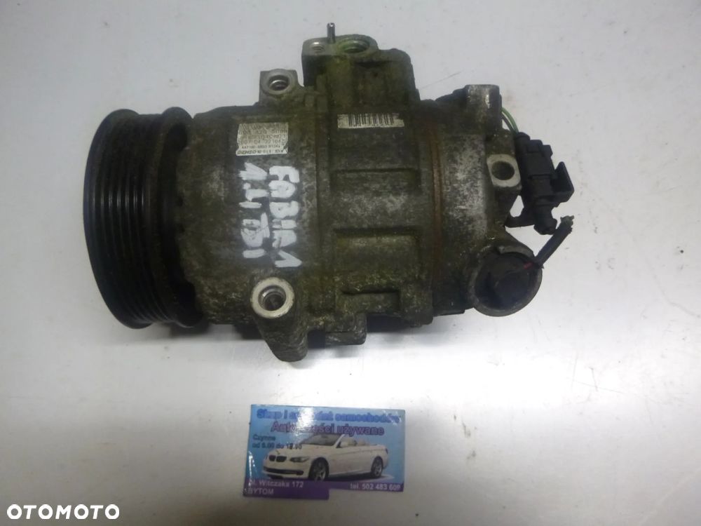 SPRĘŻARKA KLIMATYZACJI DENSO SKODA FABIA I  1,4 TDI 2007r  6Q0820808B - 1