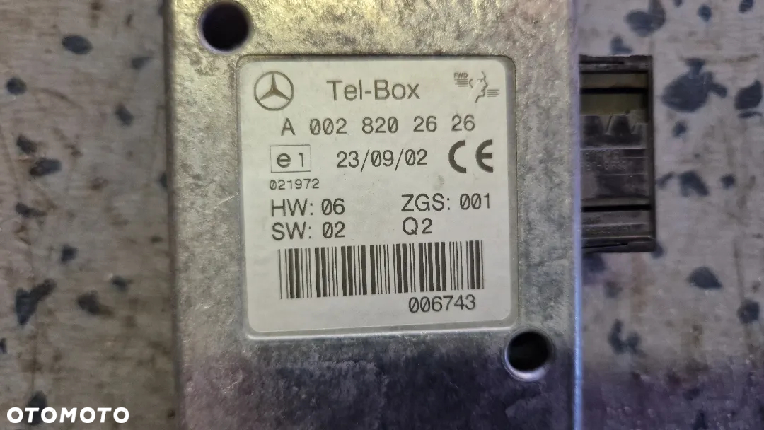 MERCEDES MODUŁ TELEFONU A0028202626 - 2