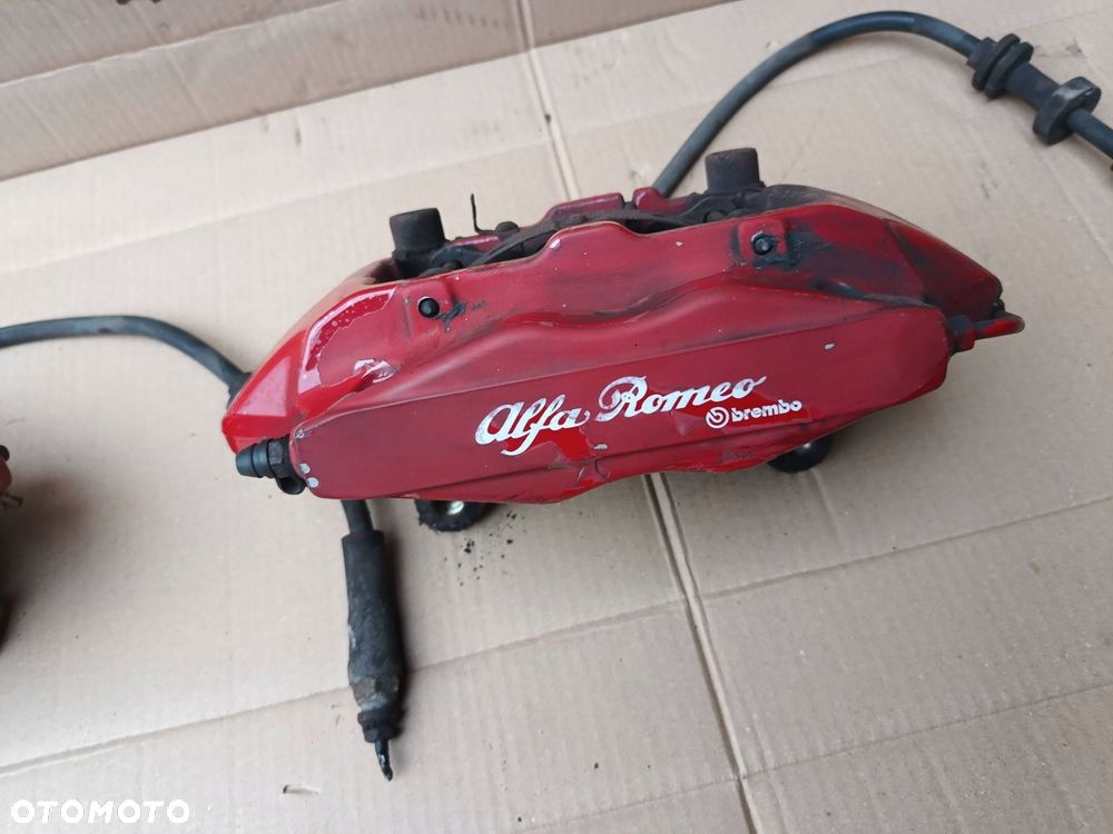 alfa romeo giulietta duże brembo + adapter zaciski hamulcowe przód komplet - 4