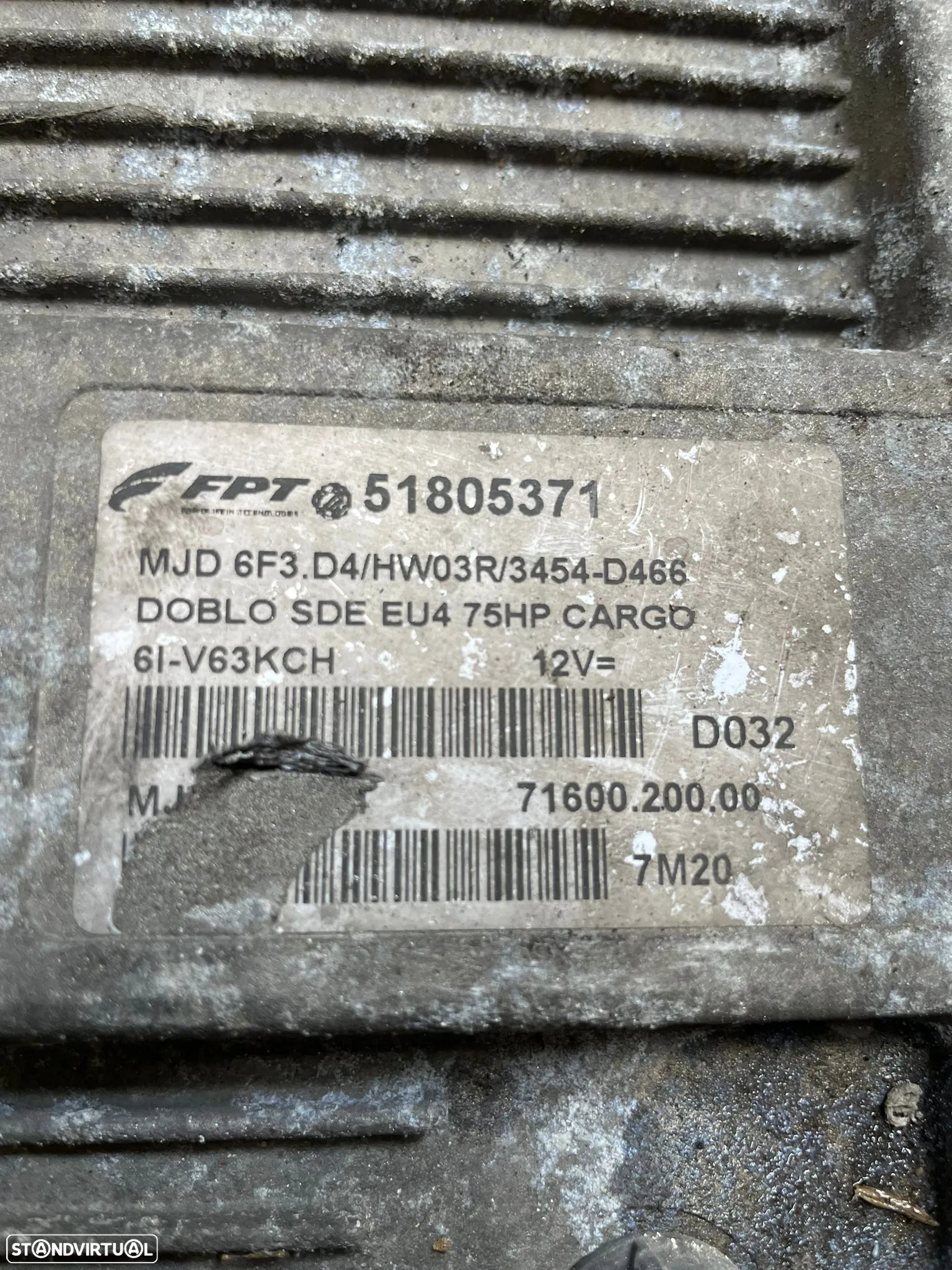 Centralina Fiat Doblo 1.3 MultiJet 2003-2008 51805371 - 2