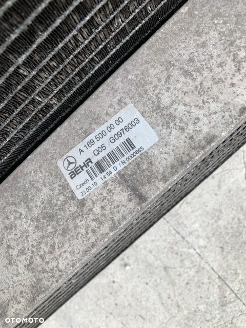 mercedes B 245 belka zderzaka chłodnice cdi woda  klima cooler - 11
