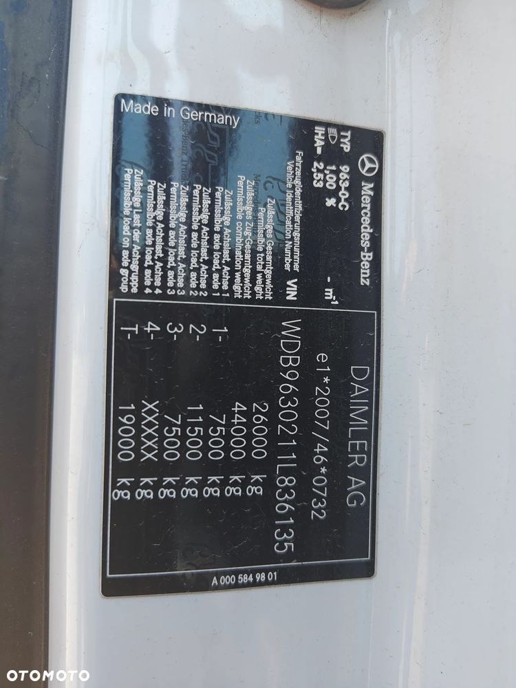 Mercedes-Benz ACTROS 2545 - 34