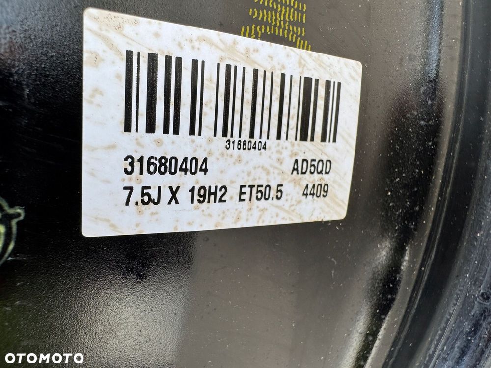 ALUFELGA FELGA ALUMINIOWA VOLVO XC40 7.5" x 19" 5x108 ET 50,5 - 6