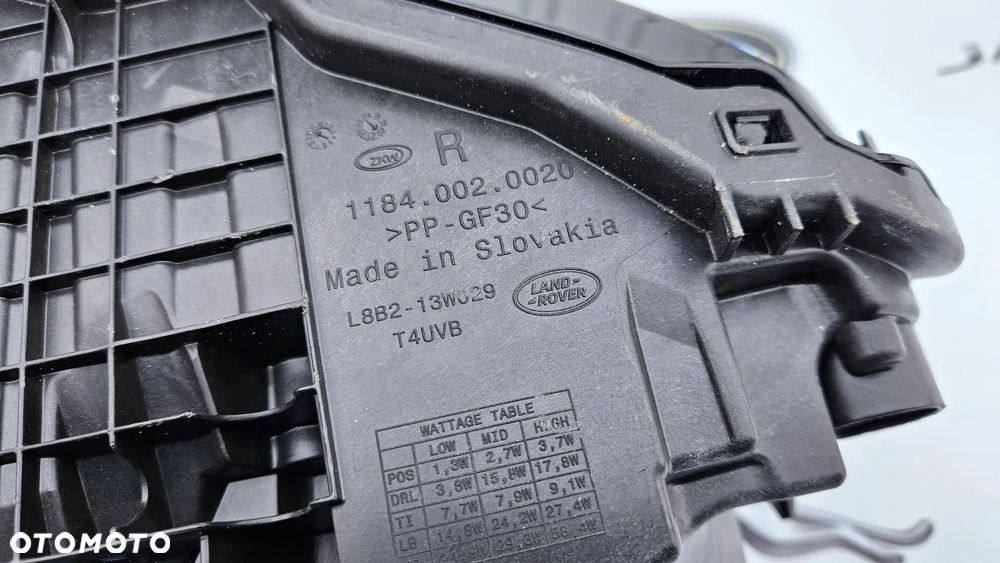 Reflektor prawy Lampa prawa L8B213W029FF  NOWA  EUROPA Land Rover Defender II 2020- FULL LED - 15