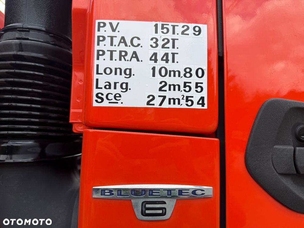 Mercedes-Benz AROCS 3240 *TRIDEM *HIAB X-HIPRO 192 E-5+RADIO* 7.5m PAKA Z BURTAMI* 8x4* KOŁA 90%* KAMERA* ROTATOR+WIDŁY* Z FRANCJI* - 19
