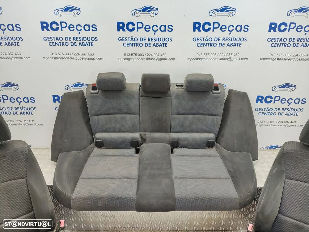 Conjunto Bancos Pack M Tecido Alcantara BMW Serie 3 E91 Touring Carrinha LCI 2008 a 2014 - 4