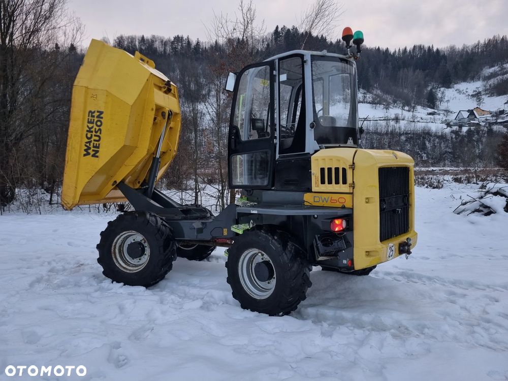 Wacker Neuson DW60 Wozidło 4x4 6 ton OBROTOWA koleba 1500mtg 2018 rok jak nowe z salonu PERKINS turbo silnik. Z Norwegii. Pełne sterowanie dżojstik REWERS HYDROSTATIC Ogrzewana Kabina Opony zero zużycia. Aktualna DEKRA. Kamera tył i Przód! Zero luzów i wycieków. Paka jak Nowa bez rys! - 30