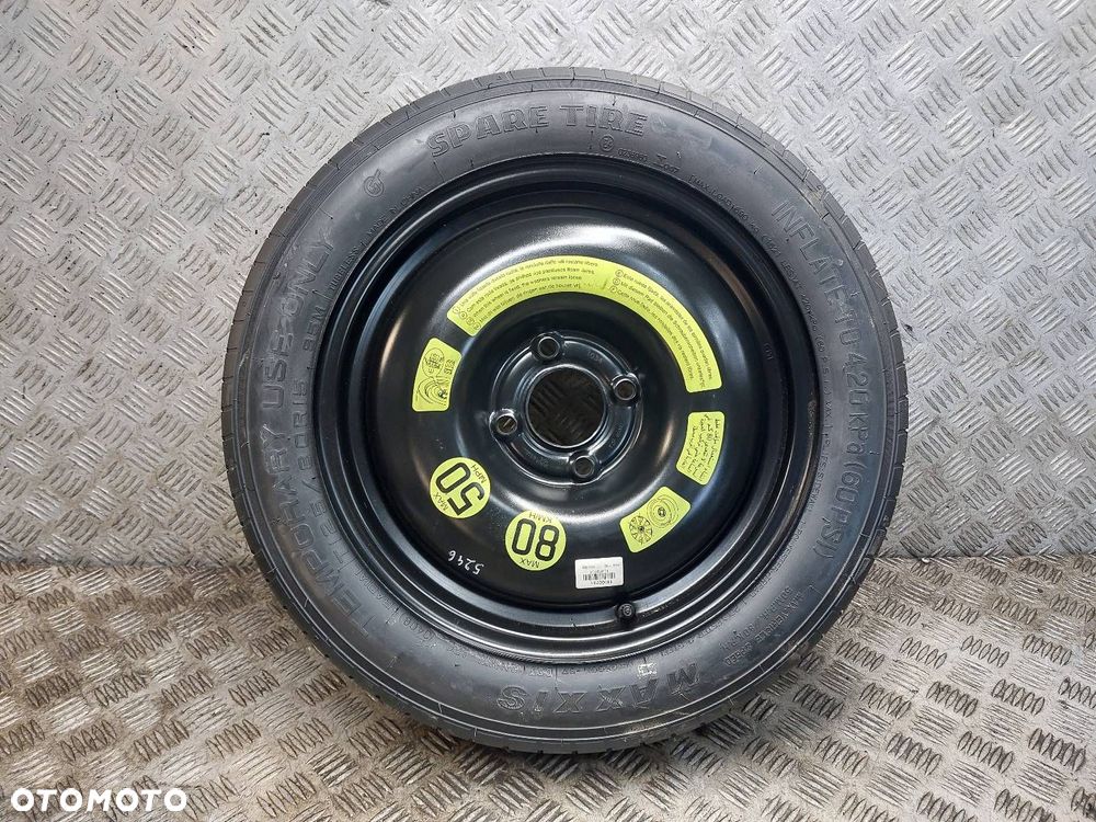 DOJAZDÓWKA 4X108 3,5Jx15 ET15 FI65,1 125/80R15 PEUGEOT 207 I - 1