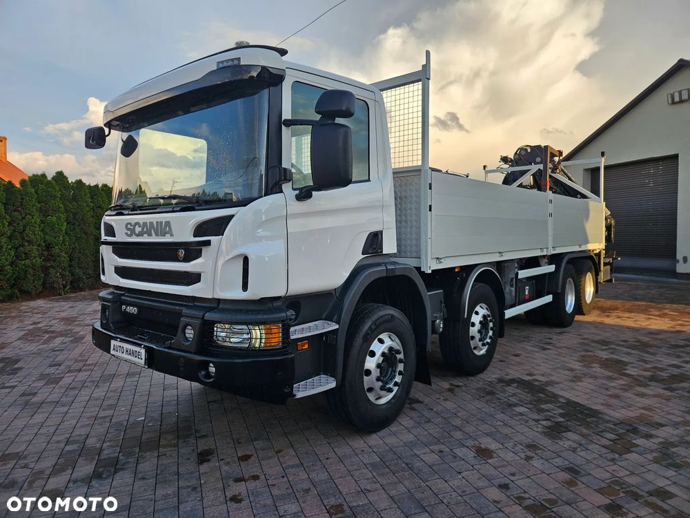 Scania 450*8x4*HIAB XS 244 HIPRO*PILOT*7m PAKA*KLIMA*IMPORT FRANCJA* - 1