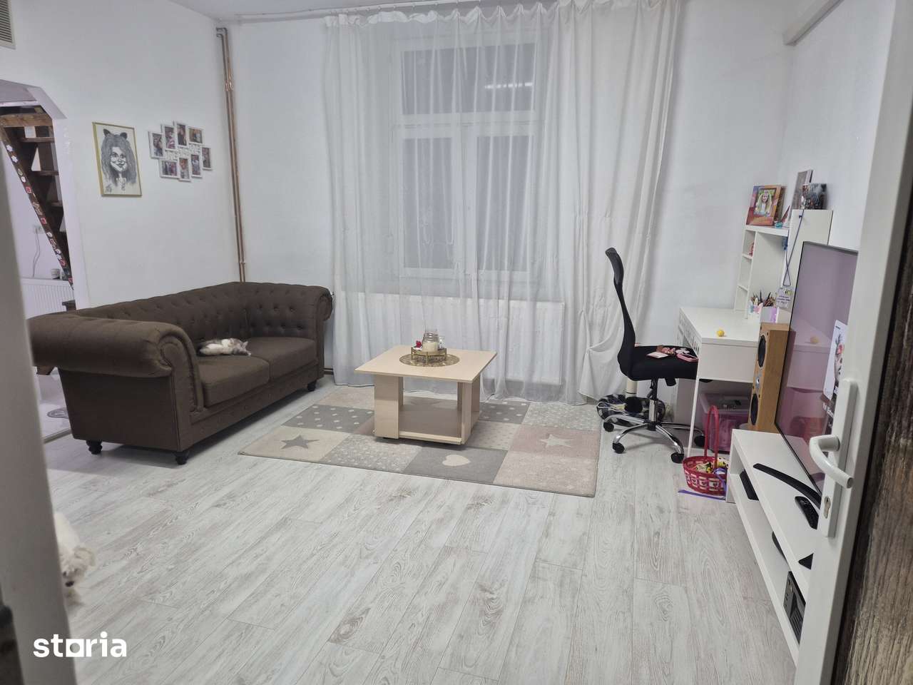 Vanzare apart. 3 cam. +1 cam. supraetajata,centr. proprie, Zona Teatru — fotografia 1
