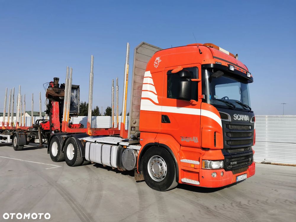 Scania R730 6x4 do drewna, stosu, kłody. EPSILON M120Z96 - 2