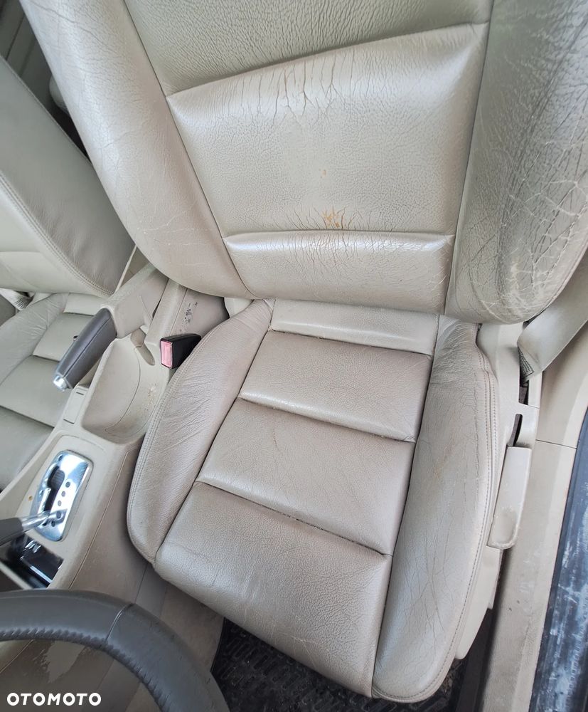 KPL. FOTELI, BOCZKI JASNA SKÓRA AUDI A4/ B6 SEDAN - EUROPA - 3