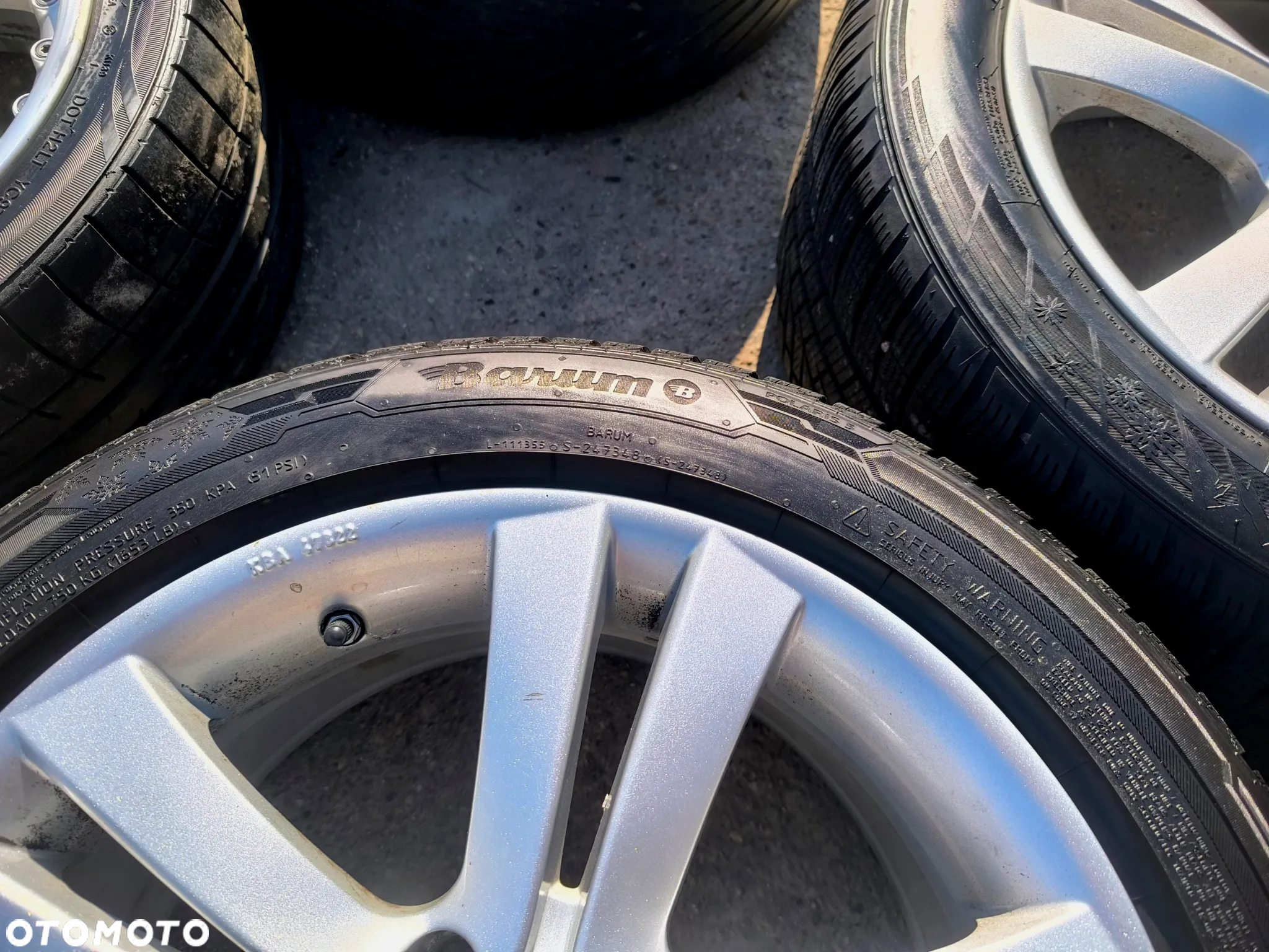 225/50R17 98H Opony Zimowe Zima HANKOO WINTER I*CEPT EVO2 5,5mm 21r. BARUM POLARIS 5 7,5mm 24r. Legnica ALU-RAD 225/50 - 14