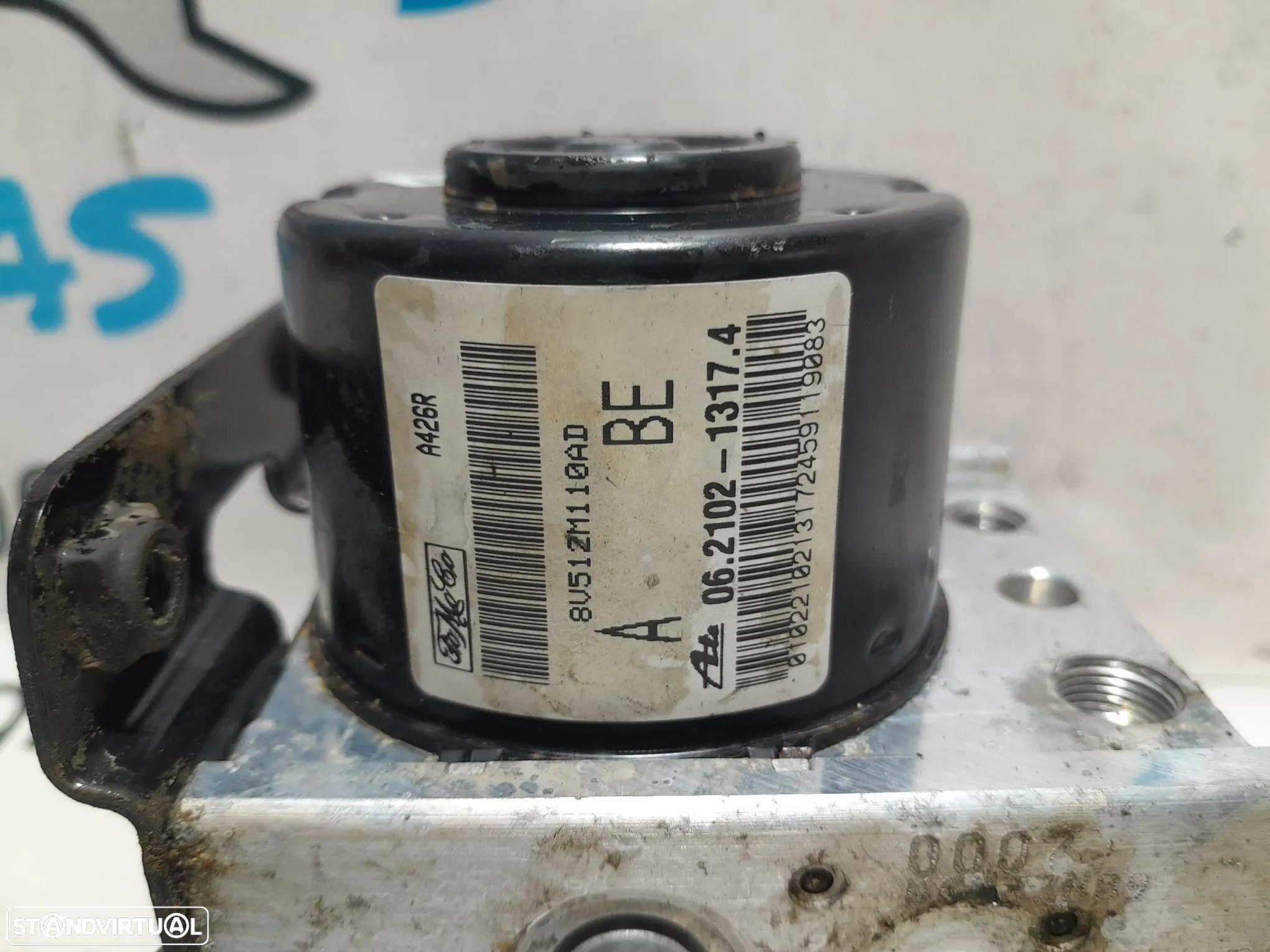 ABS MODULO BLOCO HIDRAULICO FORD FIESTA VI 6 MK6 1.6 TDCI 16V 75CV HHJF 8V512M110AD 8V51-2M110-AD 06210213174 - 7