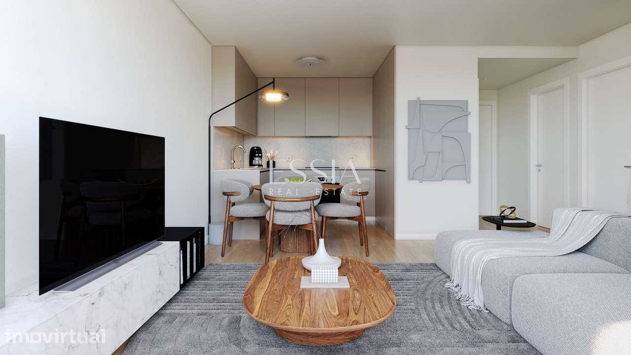 Apartamento T2 Varanda e Garagem Piscina e Parque Infantil Rio Tinto - Grande imagem: 2/17