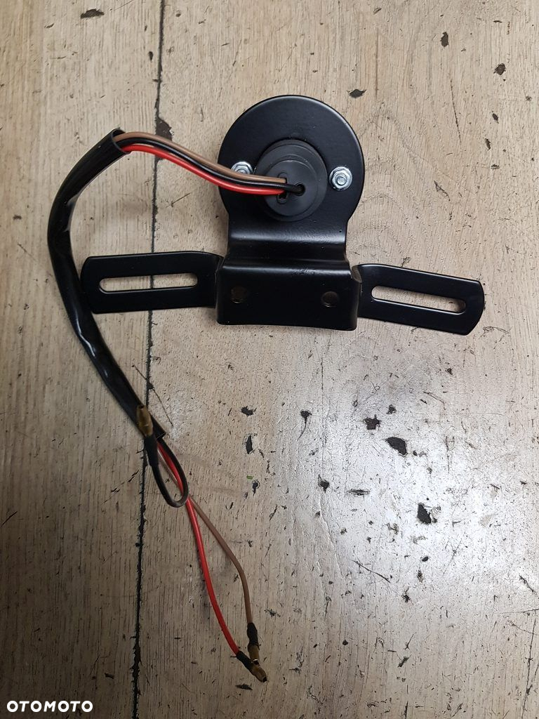 Lampa tył uchwyt tablicy Harley Cafe Racer Bobber Chopper Drag - 11